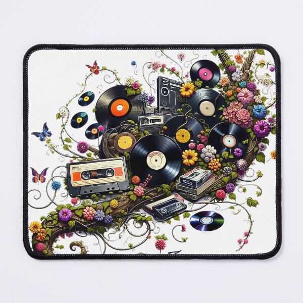 Item preview, Melodies of Nature: Vintage Music Items with Vines and Butterflies designed and sold by ZipperDragon88.