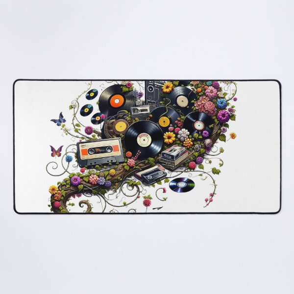 Item preview, Melodies of Nature: Vintage Music Items with Vines and Butterflies designed and sold by ZipperDragon88.