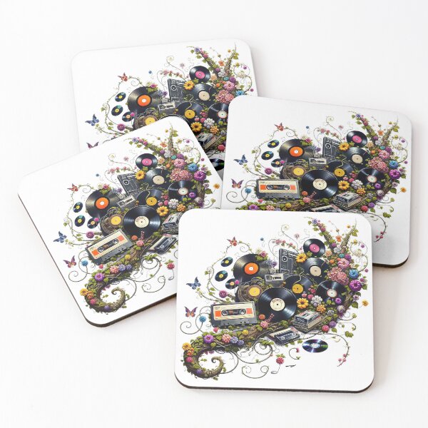 Item preview, Melodies of Nature: Vintage Music Items with Vines and Butterflies designed and sold by ZipperDragon88.