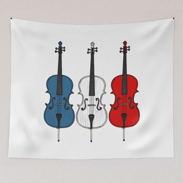 Item preview, Cello French Flag Cellist String Musician France designed and sold by doodlerob.