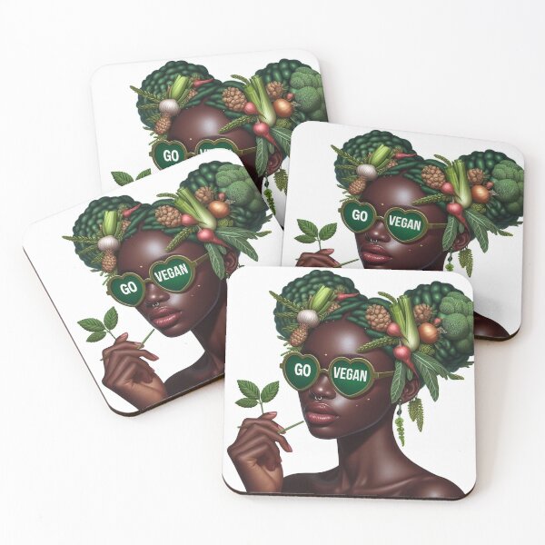 Item preview, Go Vegan (version I) designed and sold by desAIgns by Rosa.