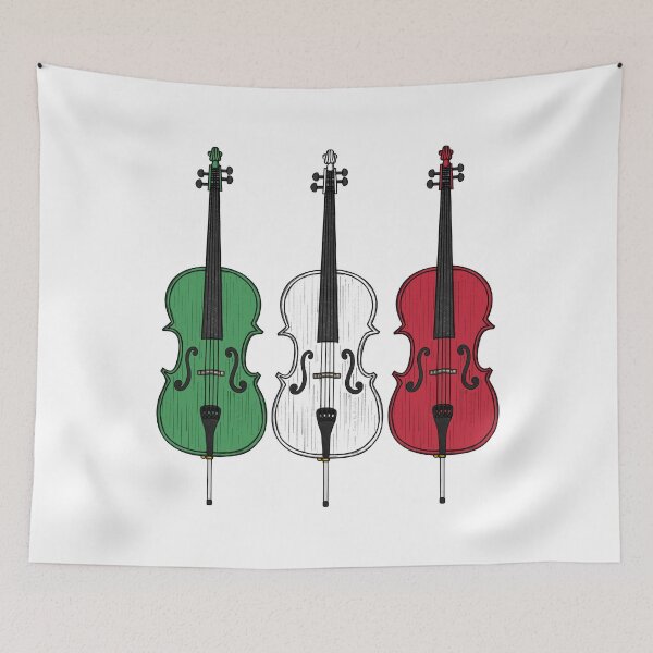 Item preview, Cello Italian Flag Cellist String Musician Italy designed and sold by doodlerob.