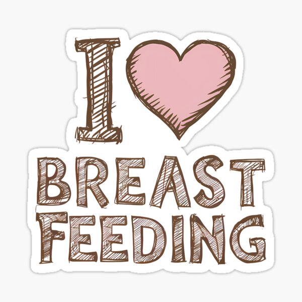 Item preview, I Love Breastfeeding Heartfelt Design designed and sold by RuyaFab.