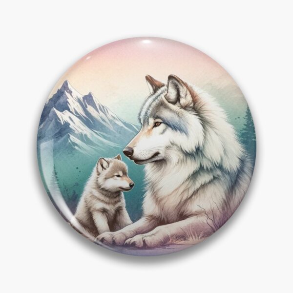 Item preview, Momma Wolf Circle designed and sold by critterpatchusa.