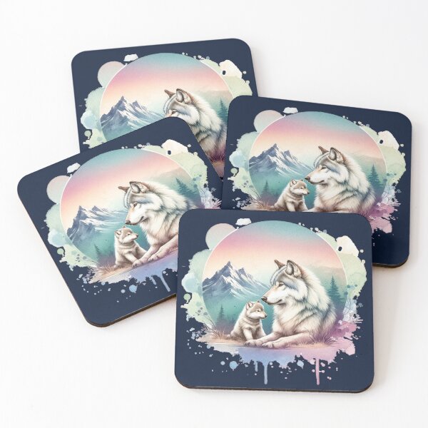 Item preview, Momma Wolf Circle designed and sold by critterpatchusa.
