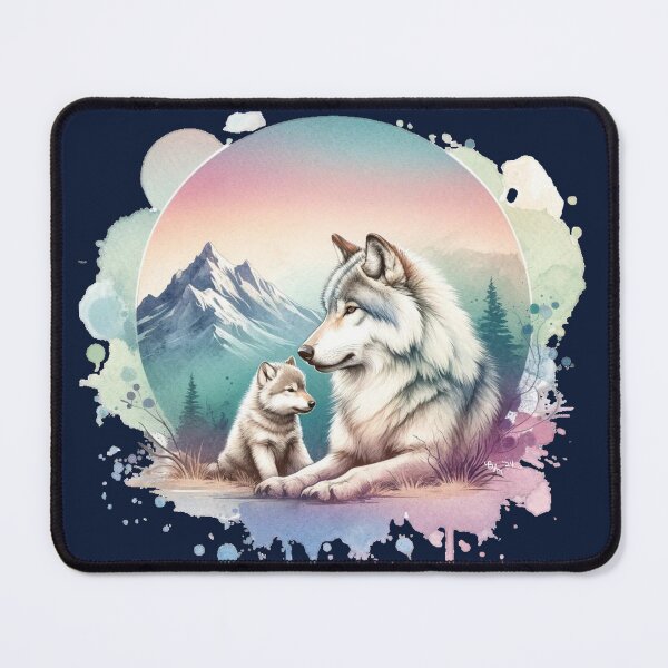 Item preview, Momma Wolf Circle designed and sold by critterpatchusa.