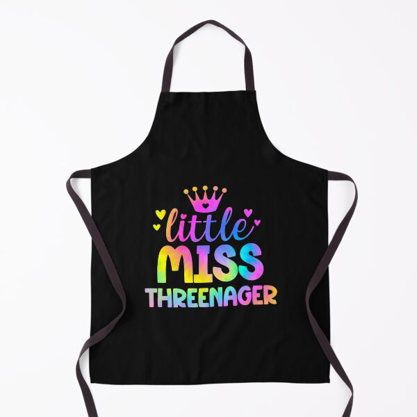 Item preview, Threenager Girl Little Miss Threenager Toddler Girl Third Birthday Tie Dye designed and sold by clothesy7.