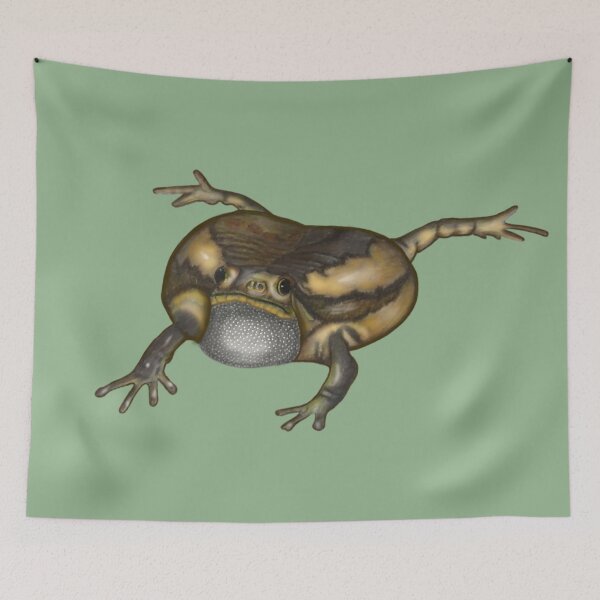 Item preview, Banded Bullfrog Drawing designed and sold by ArtAndBliss.