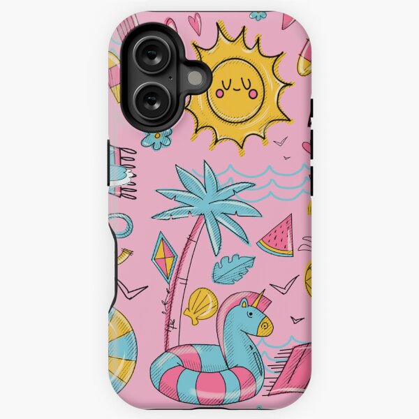 Item preview, Beach Day Kawaii Pink designed and sold by susycosta.