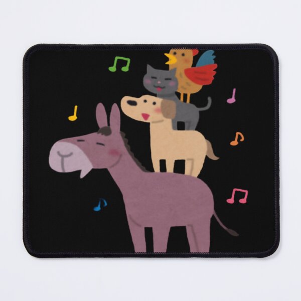Item preview, Dog, cat, chicken and donkey in happy fiesta designed and sold by Kader101.