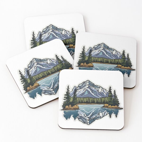 Item preview, Rocky Mountain Serenity Sticker designed and sold by YegMark.