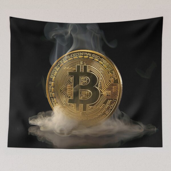 Item preview, Bitcoin in smoke designed and sold by Reichcorp.