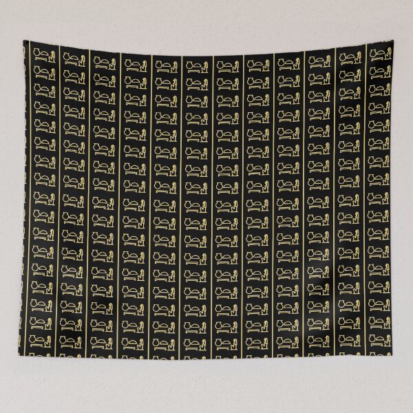 Item preview, Nut: Seamless Hieroglyph Pattern. designed and sold by Mariam El_zohary.