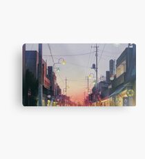 Studio Ghibli Anime Landschaft Japan Metallbild