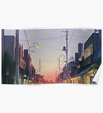 Studio Ghibli Anime Landschaft Japan Poster