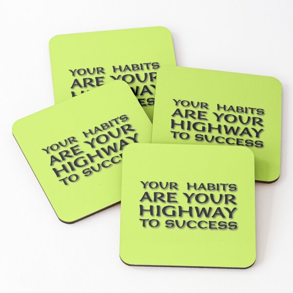Item preview, (BF) Your habits are your highway to success. designed and sold by greatvibes4u.