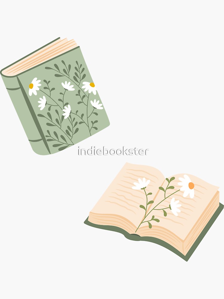 Thumbnail 3 of 3, Sticker, green bookish set designed and sold by indiebookster.