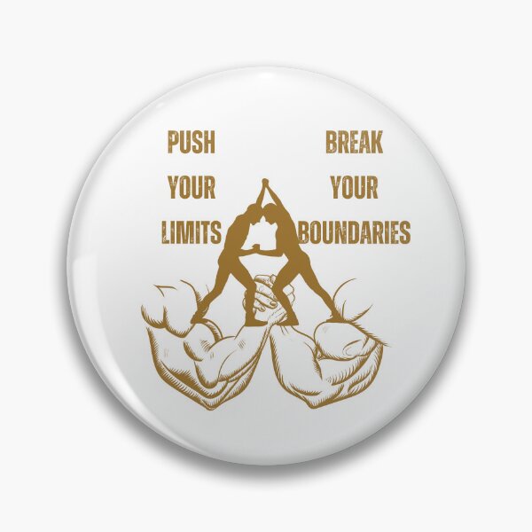 Item preview, Wrestling Inspirational Quote - Push Your Limits & Break Your Boundaries designed and sold by ViLo-TStore.