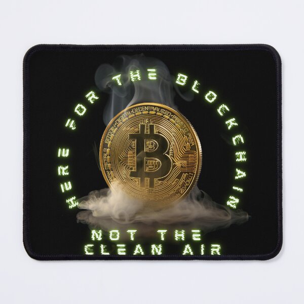 Item preview, Here For The Blockchain - Mining Bitcoin designed and sold by Reichcorp.