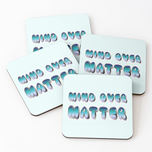 Item preview, Mind over matter - bubbly playful type quote designed and sold by starseedgems.