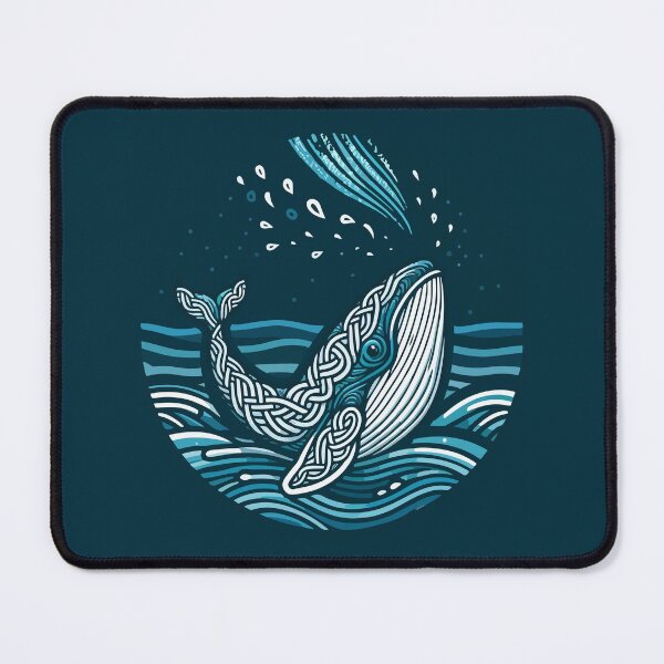 Item preview, Oceanic Symphony: Whale's Knotwork Elegance designed and sold by Animoodles.