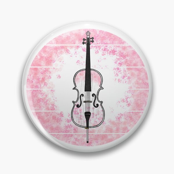 Item preview, Floral Cello Japanese Cherry Blossom Cellist Musician designed and sold by doodlerob.