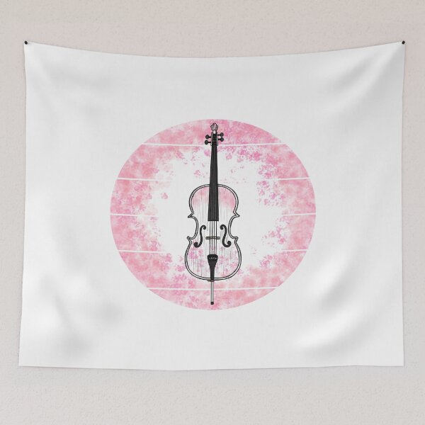 Item preview, Floral Cello Japanese Cherry Blossom Cellist Musician designed and sold by doodlerob.