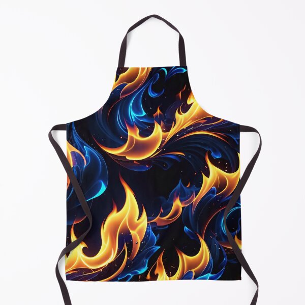 Item preview, Abstract Blue Fire Pattern designed and sold by TheArtOfPat.