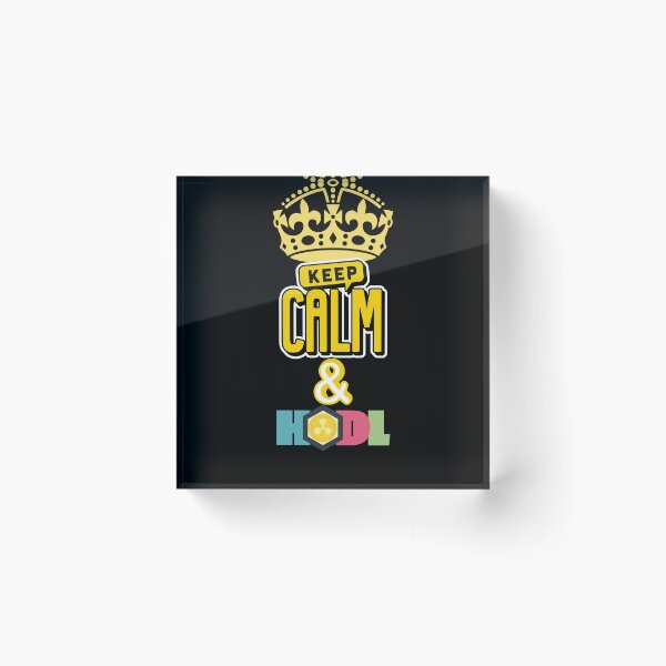 Item preview, Keep Calm and HODL XRP designed and sold by Reichcorp.