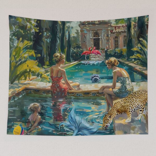 Item preview, Once in Florida, whimsical painting designed and sold by SophieClimaArt.