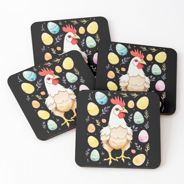 Item preview, watercolor easter chicken designed and sold by EuropeanPrints.