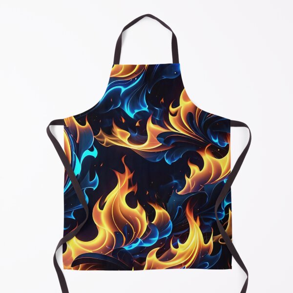 Item preview, Abstract Blue Fire Pattern designed and sold by TheArtOfPat.