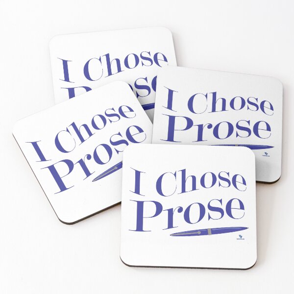 Item preview, I Chose Prose Fun Writing Quote Design designed and sold by mytshirtfort.