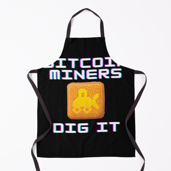 Item preview, Bitcoin Miners Dig It - Retro Digger Crypto Mining designed and sold by Reichcorp.