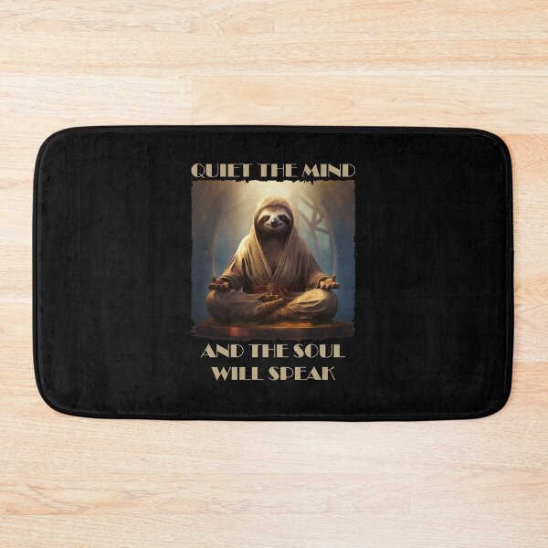 Item preview, Meditation - sloth with saying, gift meditation designed and sold by Andrea-Design.
