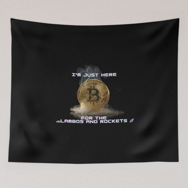 Item preview, Im here for the Lambos and Rockets! designed and sold by Reichcorp.