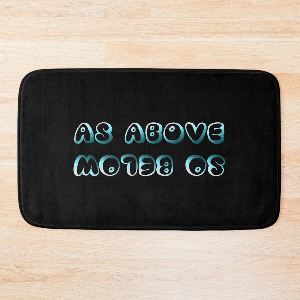Item preview, As above so below - bubbly playful type quote designed and sold by starseedgems.