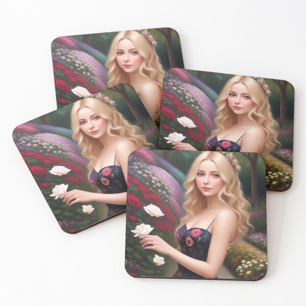 Item preview, Lady at the Magical Botanical Gardens designed and sold by TheDarkWardrobe.