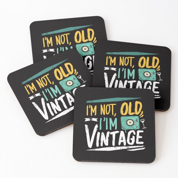 Item preview, Vintage Typography Art Print: ‘I’m Not Old, I’m Vintage designed and sold by VaskarPaul.
