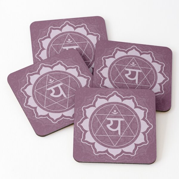 Item preview, Heart Chakra Mandala - Beet + Dust designed and sold by Irene Estelle.