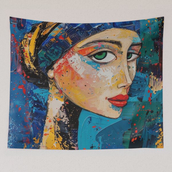 Item preview, Abstract Painting of a Woman designed and sold by Sketch-Shack.