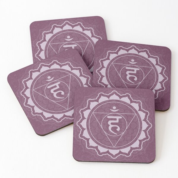 Item preview, Throat Chakra Mandala - Beet + Dust designed and sold by Irene Estelle.