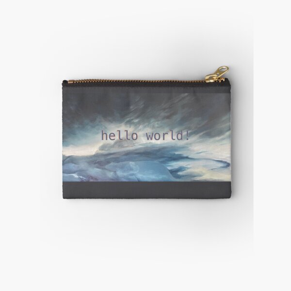 Artikelvorschau, Hallo Welt! zum Thema Wolkenmalerei entworfen und verkauft von FrankDesignWeb.