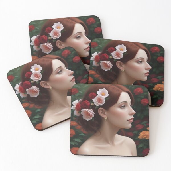 Item preview, Lady at the Botanical Rose Gardens designed and sold by TheDarkWardrobe.