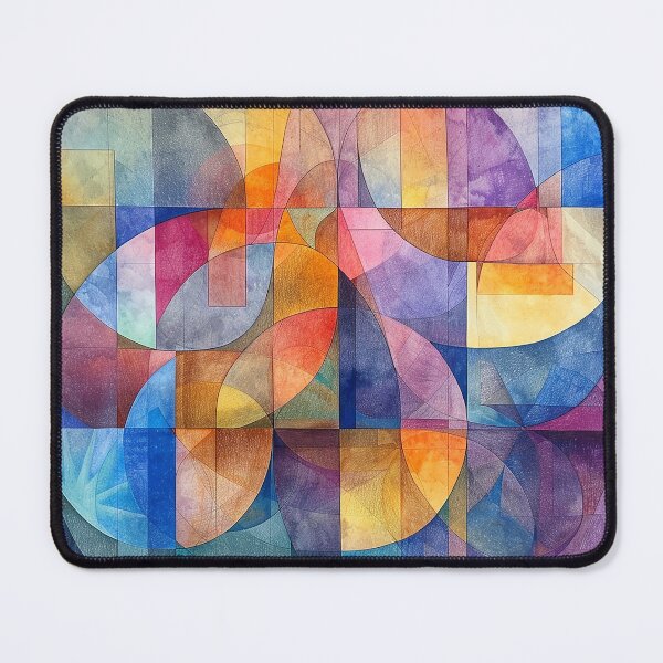 Item preview, Geometric Abstract in Pastel Watercolors designed and sold by PMGDigital.