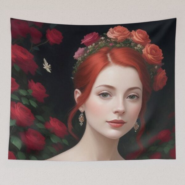 Item preview, Beautiful Lady at the Botanical Rose Gardens designed and sold by TheDarkWardrobe.