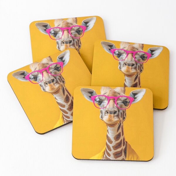 Item preview, Pink Glasses Giraffe  designed and sold by Brendon987.