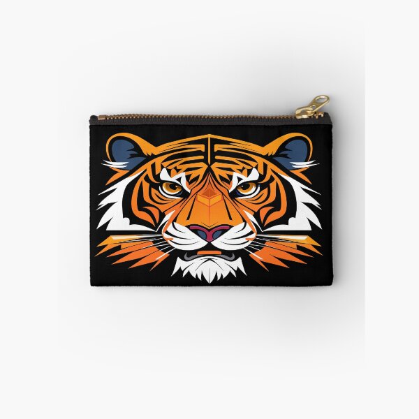 Item preview, Striped Majesty,Vector Tiger Head with stripes,portrait of tiger designed and sold by AgarutanPrint.