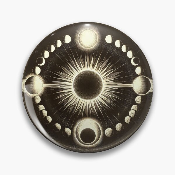 Item preview, Ancient Astrology Total Solar Eclipse Chart designed and sold by HippieFarms11.