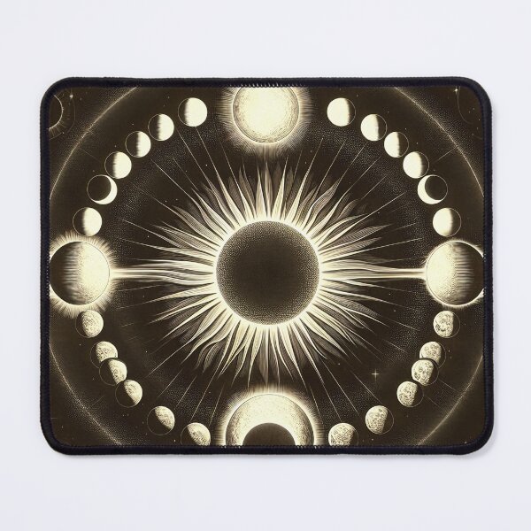Item preview, Ancient Astrology Total Solar Eclipse Chart designed and sold by HippieFarms11.